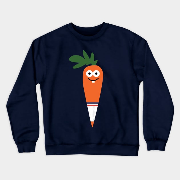 CARROT IN UNDERWEAR Crewneck Sweatshirt by toddgoldmanart